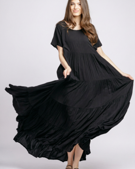 Rochie lunga neagra