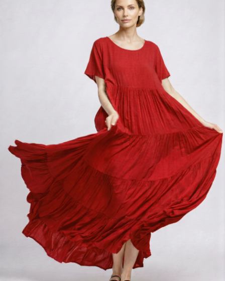Rochie lunga rosie