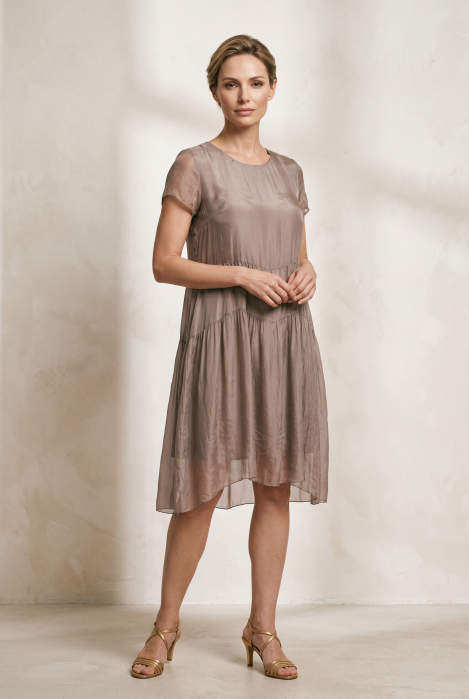 Rochie midi cu volan