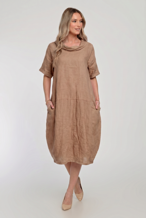 Rochie midi din in