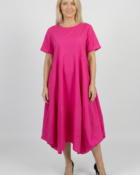 Rochie midi lejera oversize din bumbac