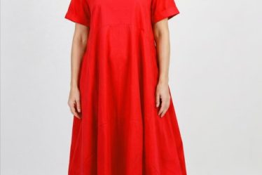 Rochie midi lejera oversize din bumbac