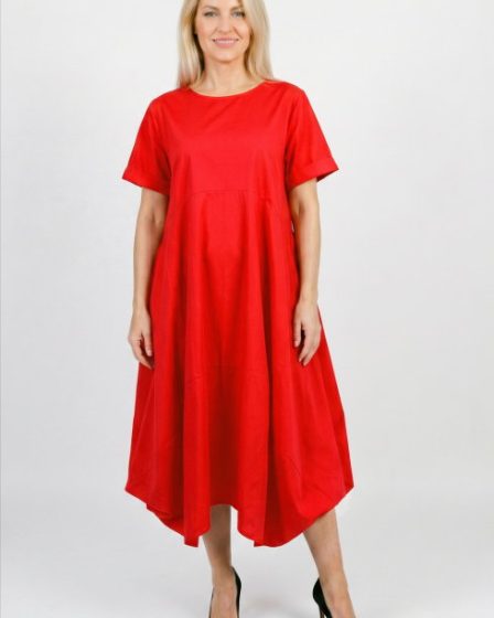 Rochie midi lejera oversize din bumbac