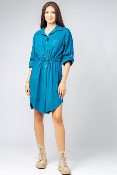 Rochie midi tip camasa