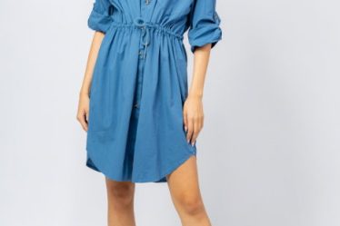 Rochie midi tip camasa