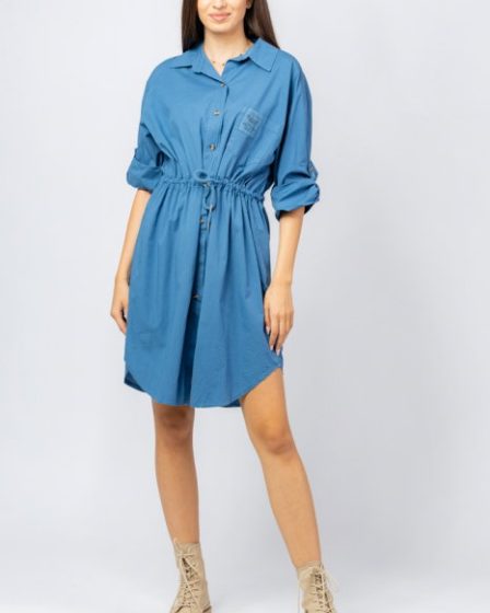 Rochie midi tip camasa