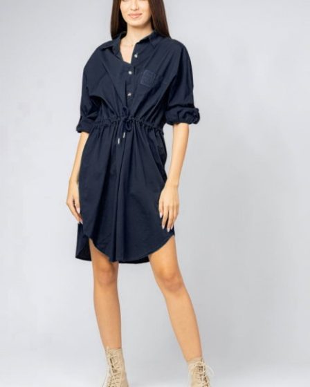 Rochie midi tip camasa