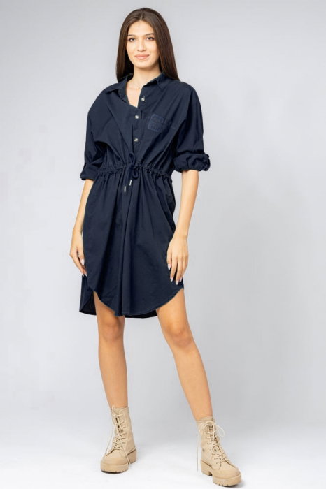 Rochie midi tip camasa