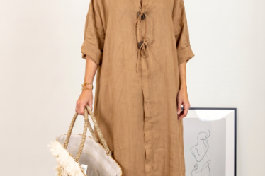 Rochie oversize din in