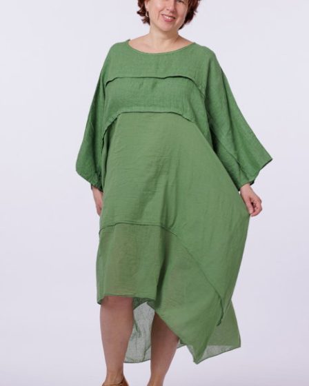 Rochie oversize verde olive