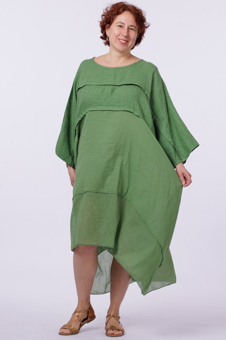 Rochie oversize verde olive