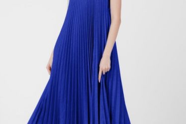 Rochie plisata  A-line lunga