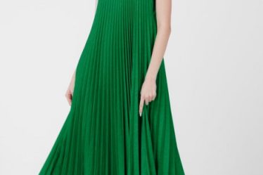 Rochie plisata  A-line lunga