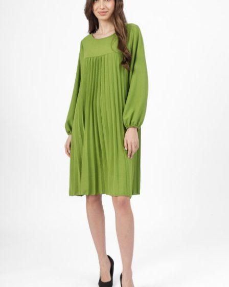 Rochie plisata midi