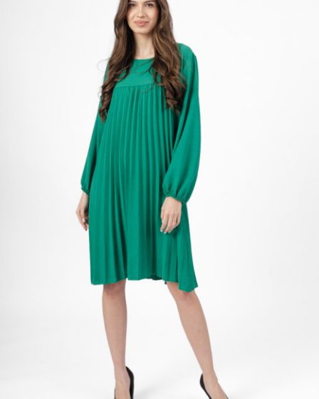 Rochie plisata midi