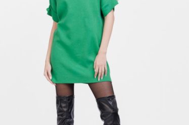 Rochie scurta tricotata