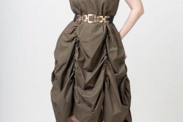 Rochie spectaculoasa kaki