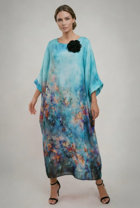 Rochie lunga dama vaporoasa oversized