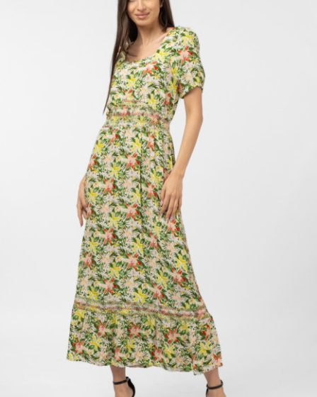 Rochie lunga din vascoza