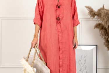 Rochie oversize din in
