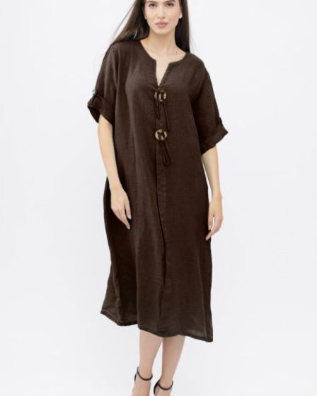 Rochie oversize din in