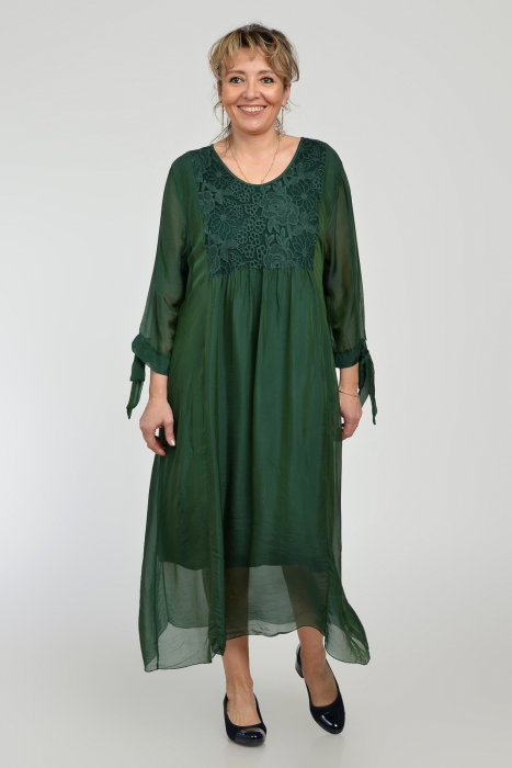 Rochie verde lunga